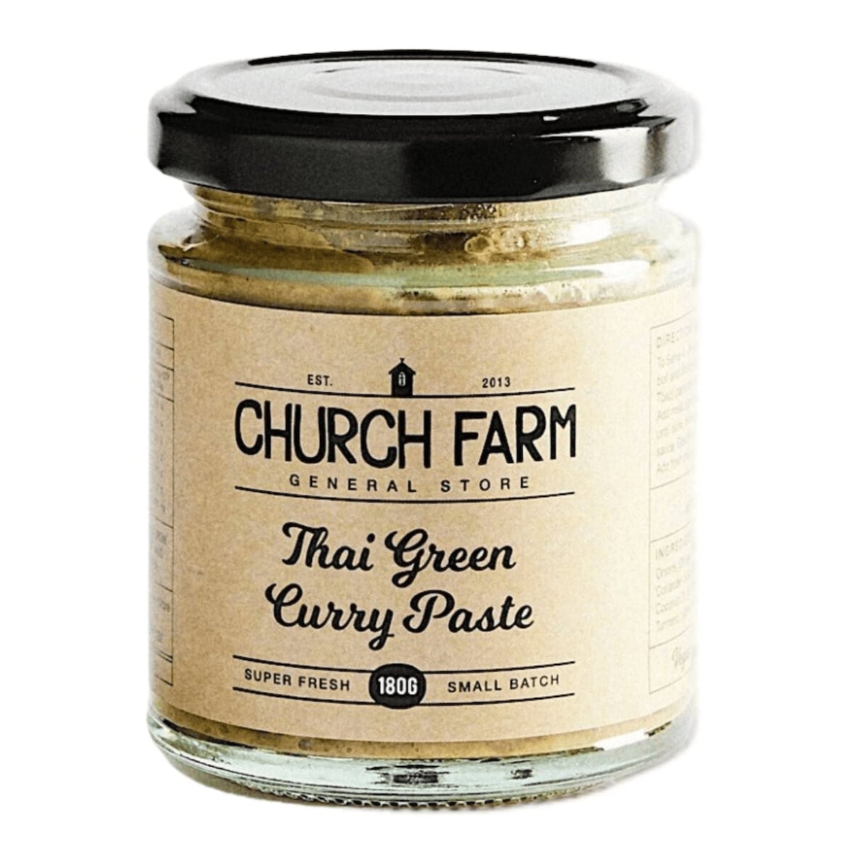 Church Farm Thai Green Curry Paste 180g