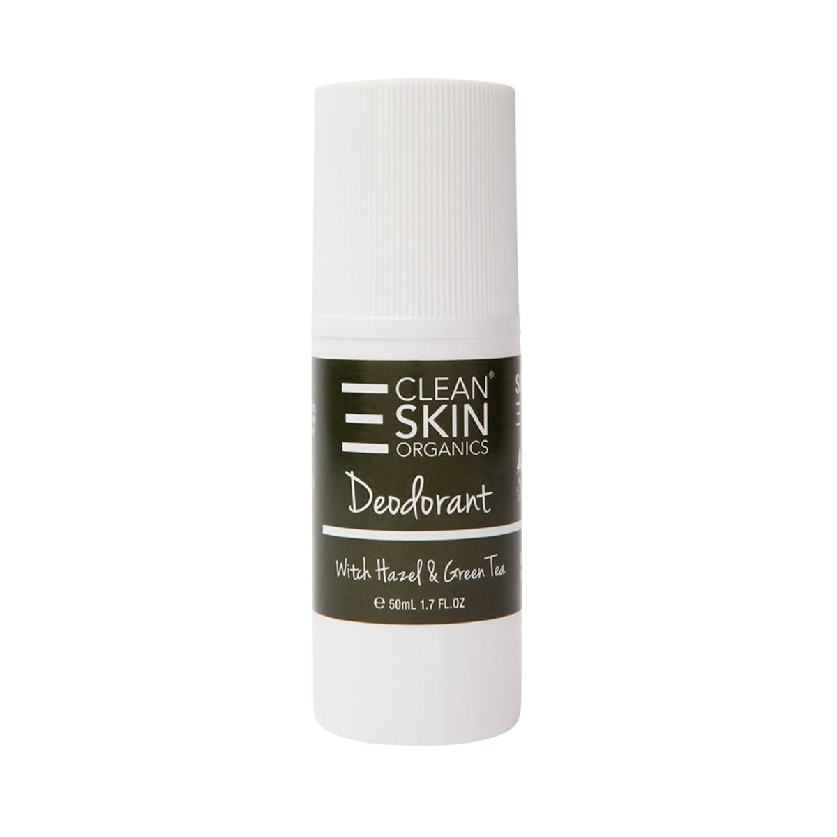 Clean Skin Organics Deodorant Witch Hazel and Green Tea 50ml