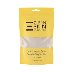 Clean Skin Organics Soothe Turmeric and Coconut Australian Clay Mask 100g