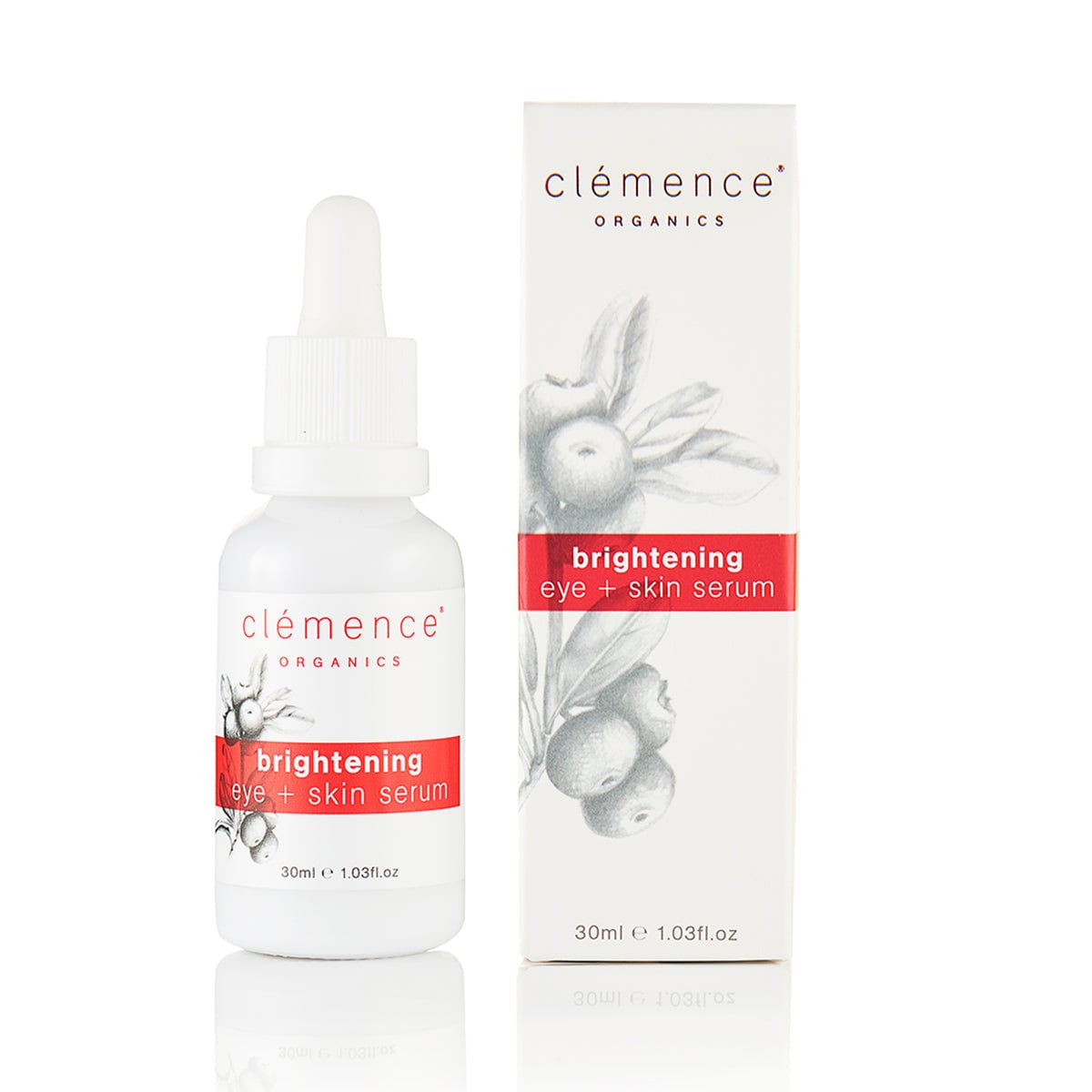 Clemence Organics Brightening Eye + Skin Serum 30ml