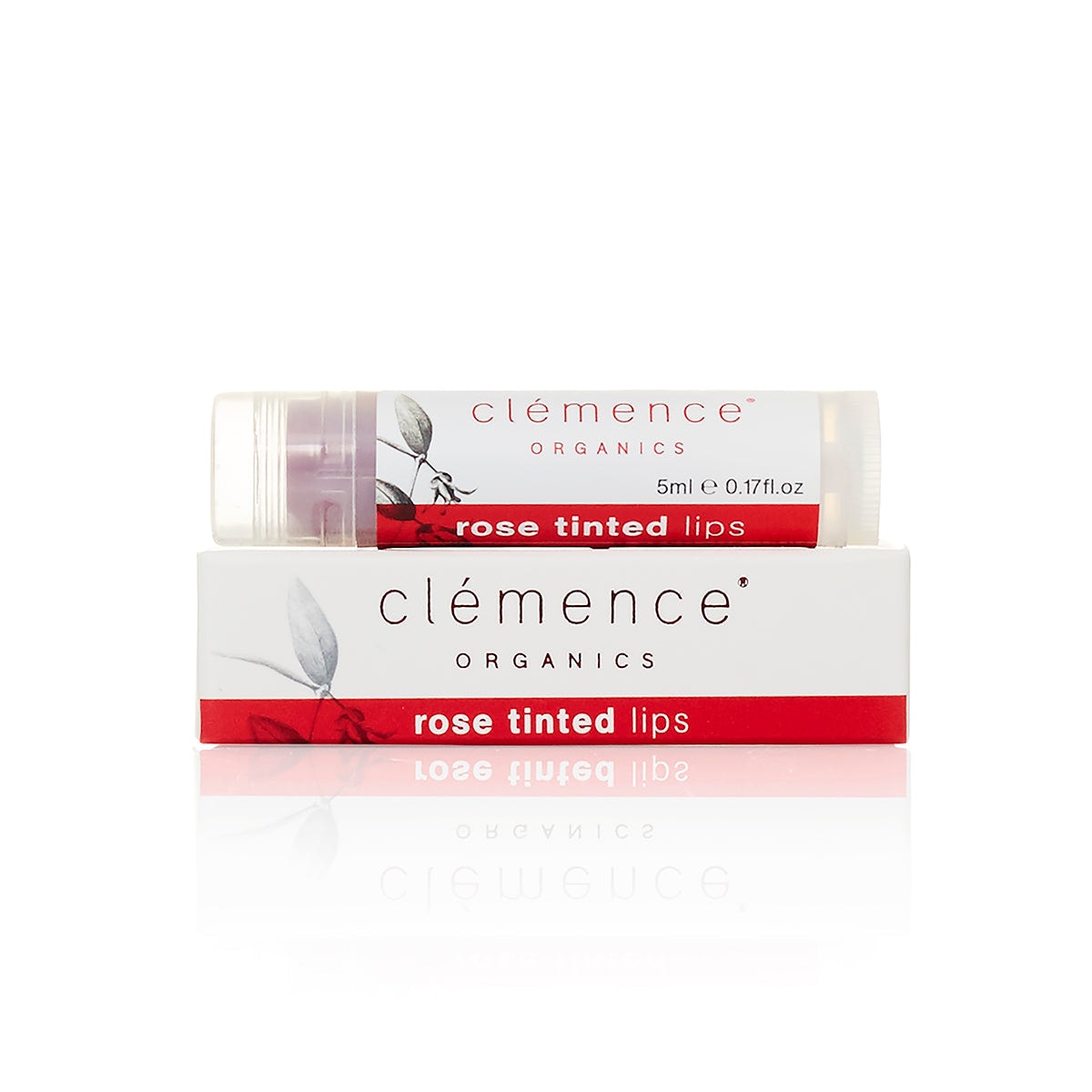 Clemence Organics Rose Tinted Lips 5ml