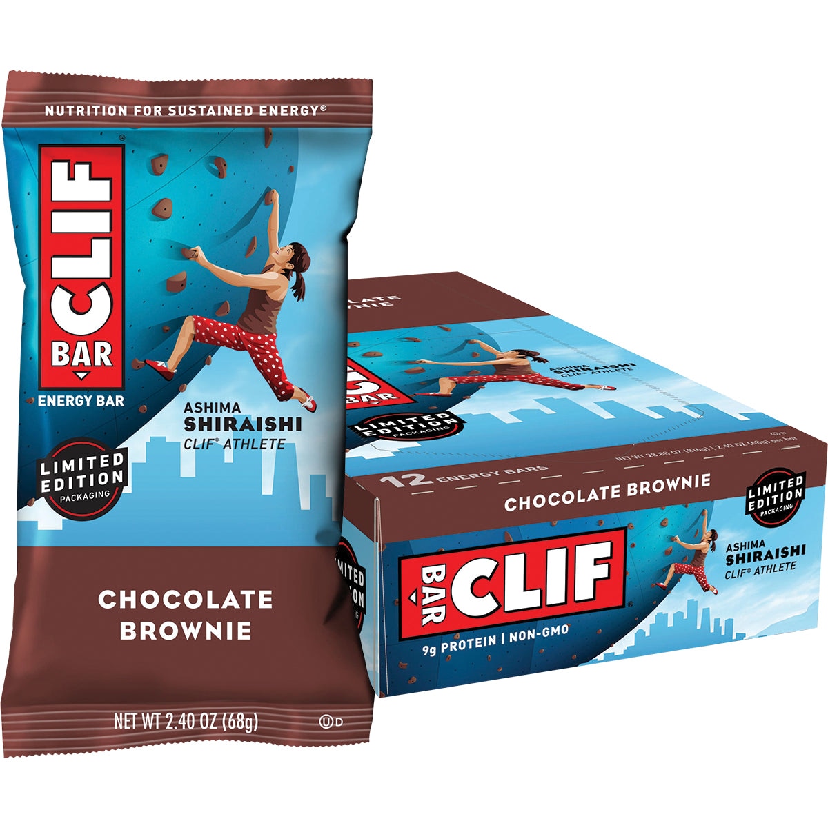 Clif Energy Bar Chocolate Brownie 12 x 68g Australia