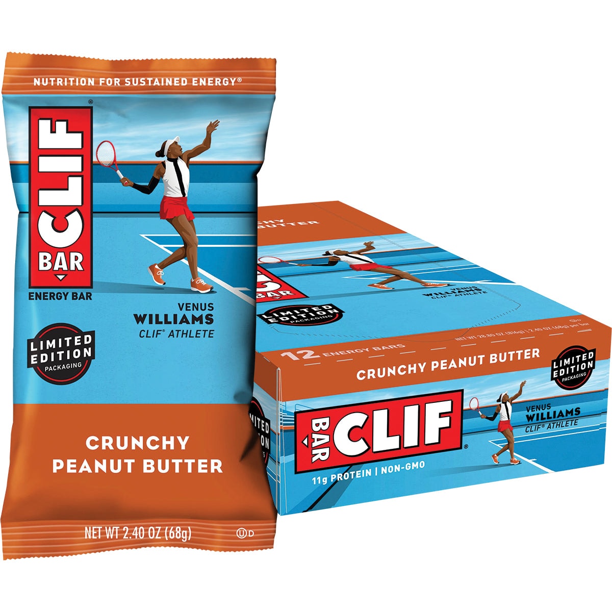 Clif Energy Bar Crunchy Peanut Butter 12 x 68g Australia