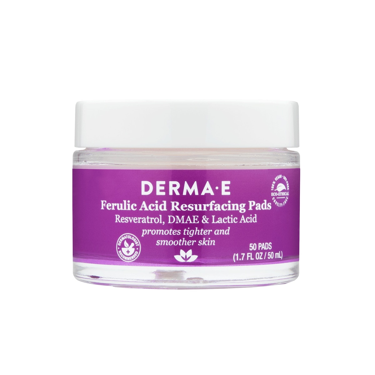 Derma E Firm and Lift Ferulic Acid Resurfacing Pads 50ml