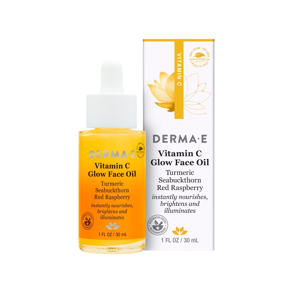 Derma E Vitamin C Glow Face Oil 30ml | Healthylife