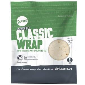 Diego's - GoWELL Classic Wrap 8 Pack
