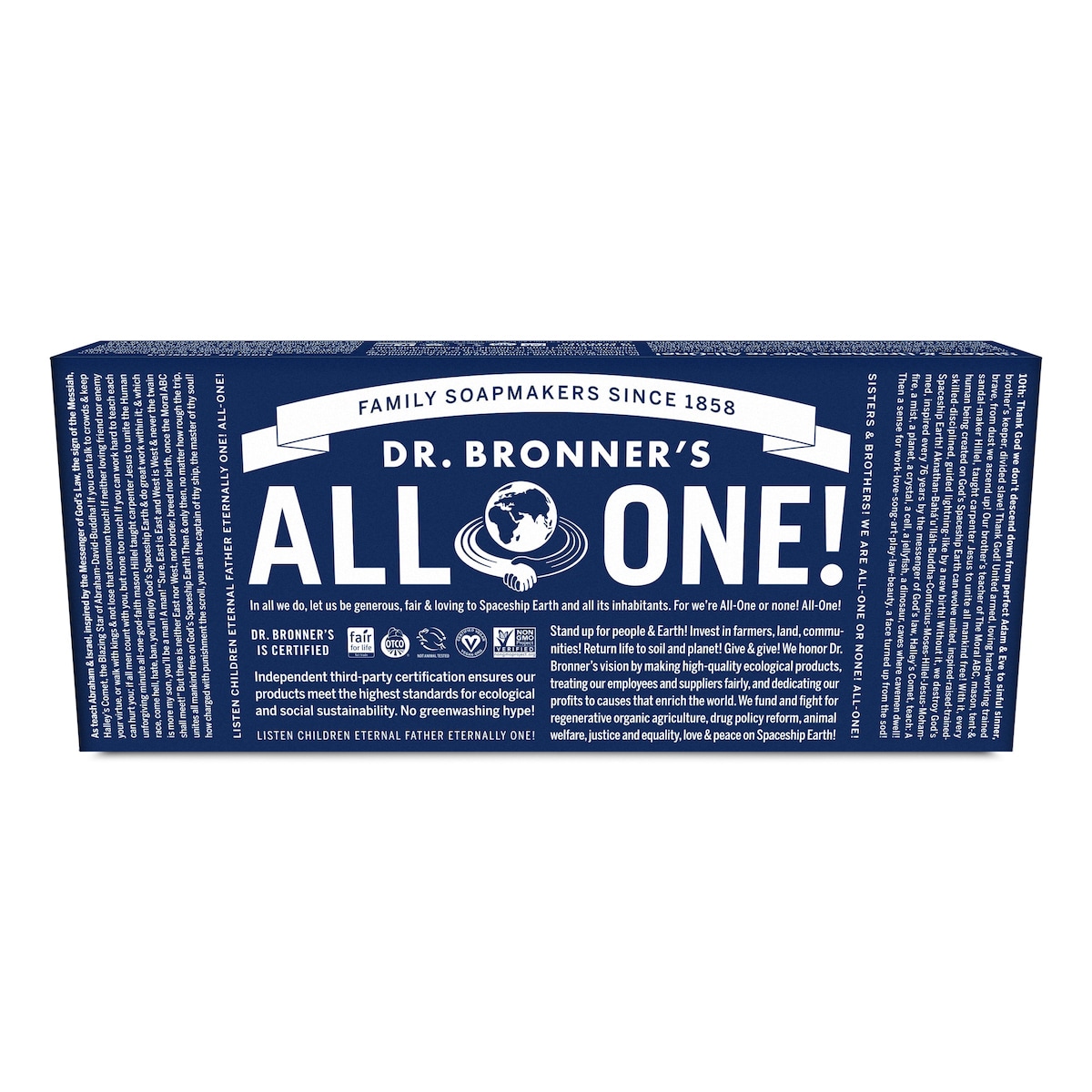 Dr Bronner's Pure Castile Soap Rainbow Sampler Pack 6 x 59ml