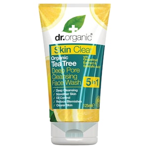 Dr Organic Organic Tea Tree Deep Pore Cleansing Face Wash 125ml