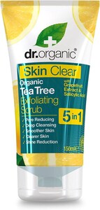 Dr Organic Organic Tea Tree Exfoliating Face Scrub 150ml