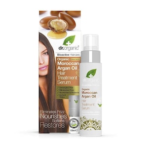 Dr Organic Hair Treatment Serum Organic Moroccan Argan Oil 100ml