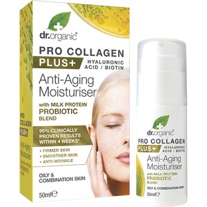 Dr Organic Pro Collagen Plus+ Anti Aging Moisturiser Probiotic 50ml