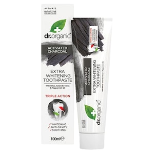Dr Organic Activated Charcoal Whitening Toothpaste 100ml