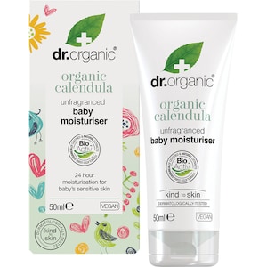 Dr Organic Organic Calendula Baby Moisturiser Fragrance Free 50ml