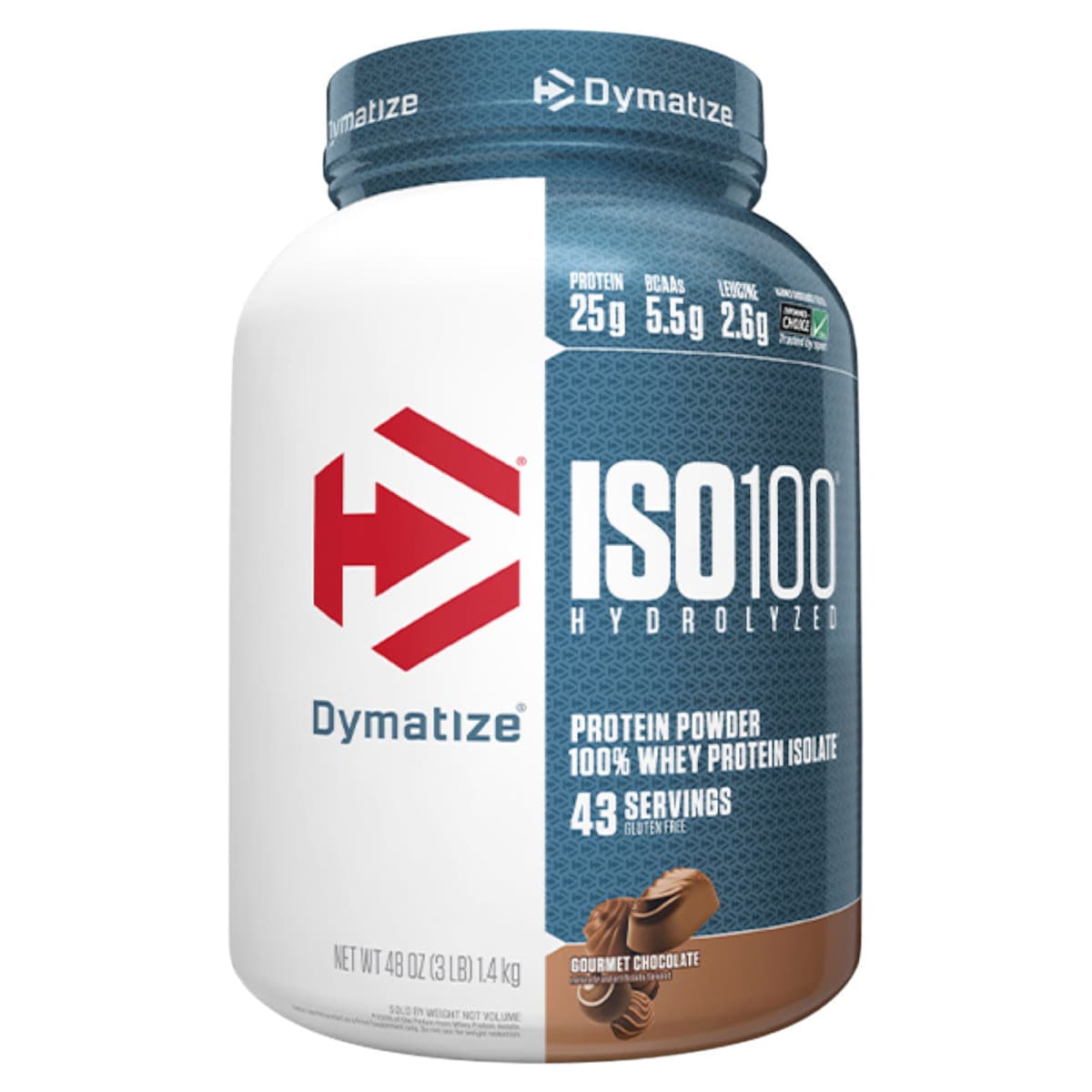 Dymatize Iso 100 Whey Protein Isolate Gourmet Chocolate 1.4Kg