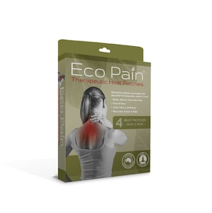 Eco Pain Therapeutic Heat Patches 4 Pack