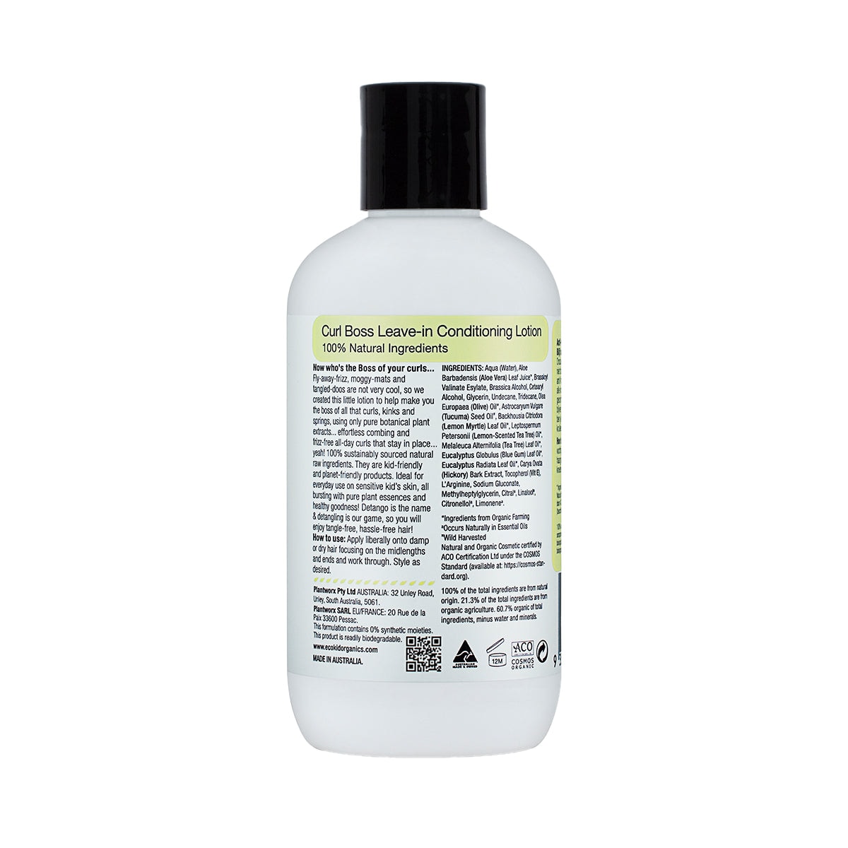 Eco.kid Organics Detango Curl Boss Leave-in Conditioning Lotion 225ml