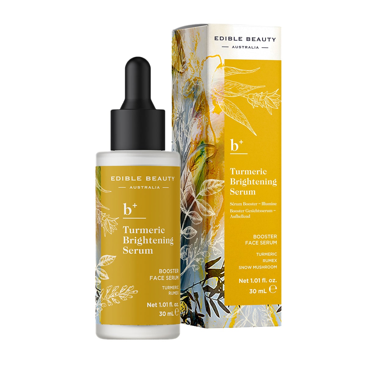 Edible Beauty Australia Turmeric Brightening Booster Serum 30ml