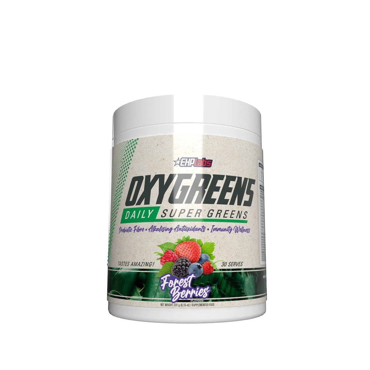 EHPlabs OxyGreens Daily Super Greens Forest Berries 246g