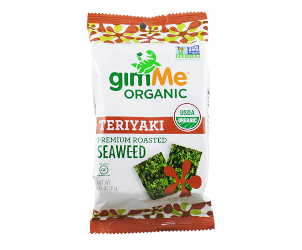 Gimme Organic Roasted Seaweed Snack Teriyaki 10g