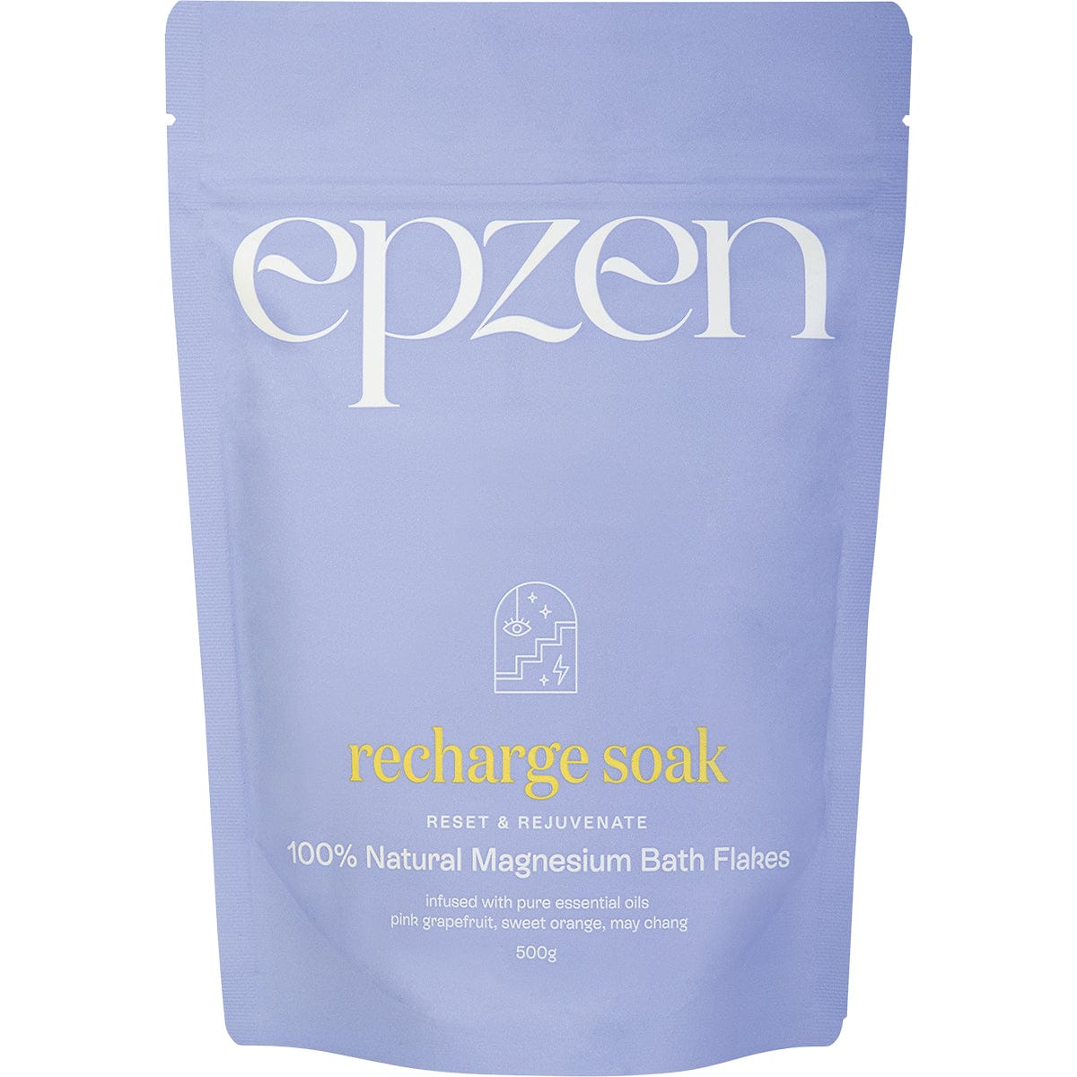 Epzen Recharge Soak Magnesium Bath Flakes 500g