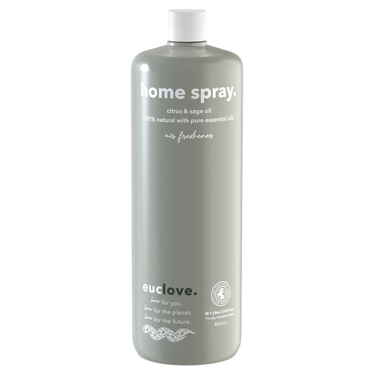 Euclove Home Spray Citrus & Sage Refill 1L