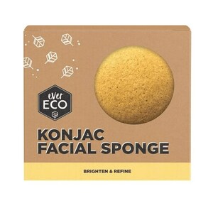 Ever Eco Konjac Facial Sponge Turmeric 1 Pack