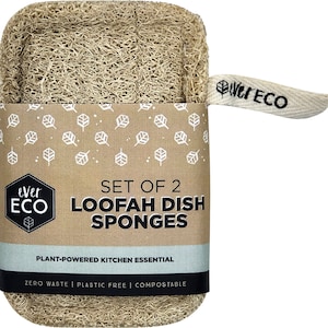 Ever Eco Loofah Dish Sponges 2 Pack