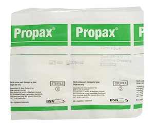 Propax Combine Dressing Pad 9cm x 20cm Single