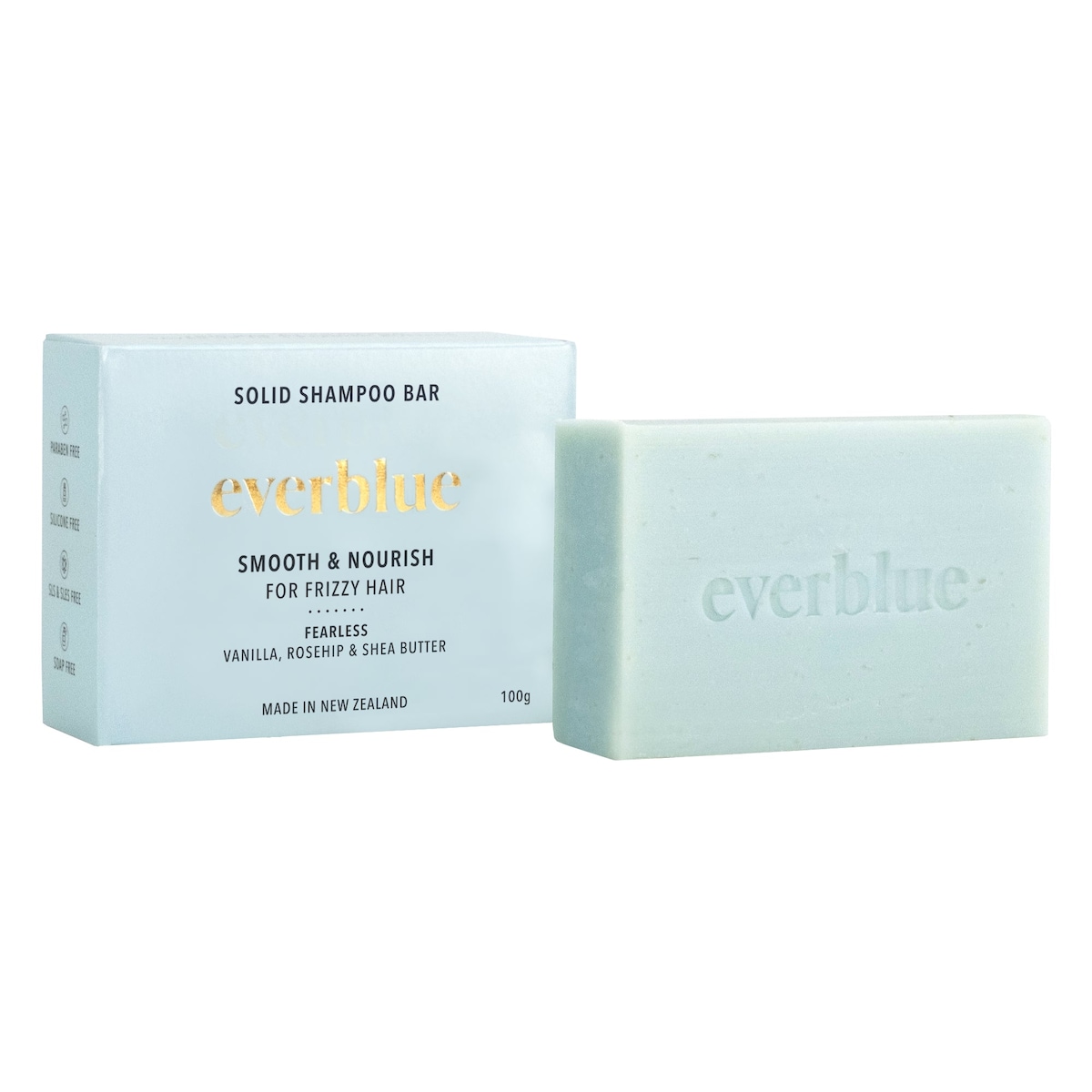 Everblue Shampoo Bar Fearless Smooth and Nourish 100g