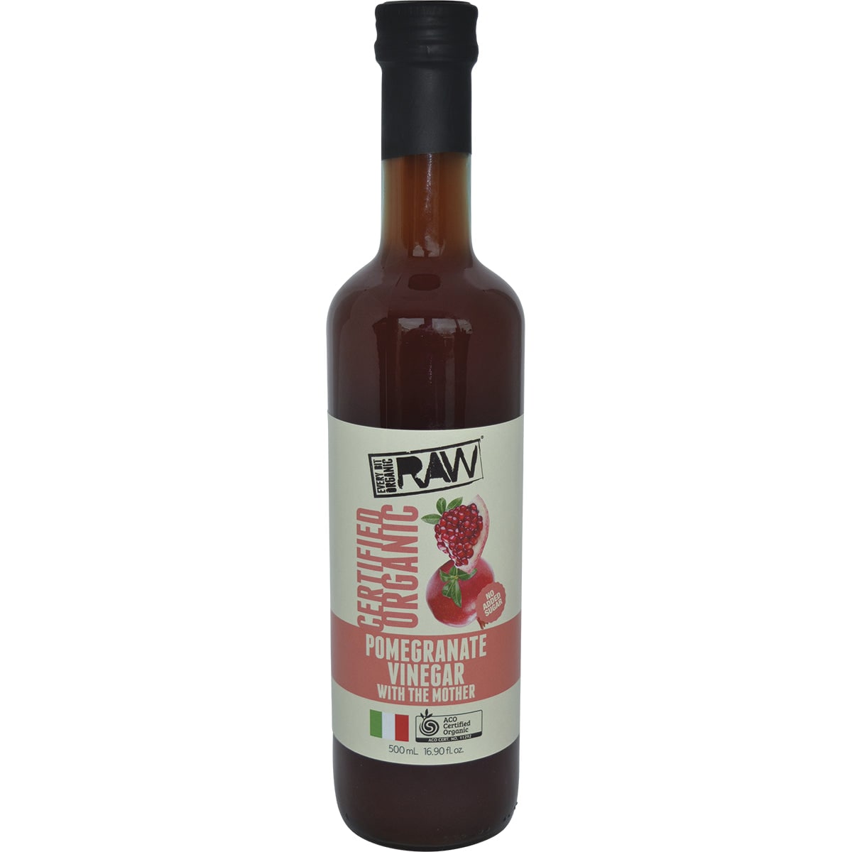 Every Bit Organic Raw Pomegranate Vinegar With The Mother 500ml