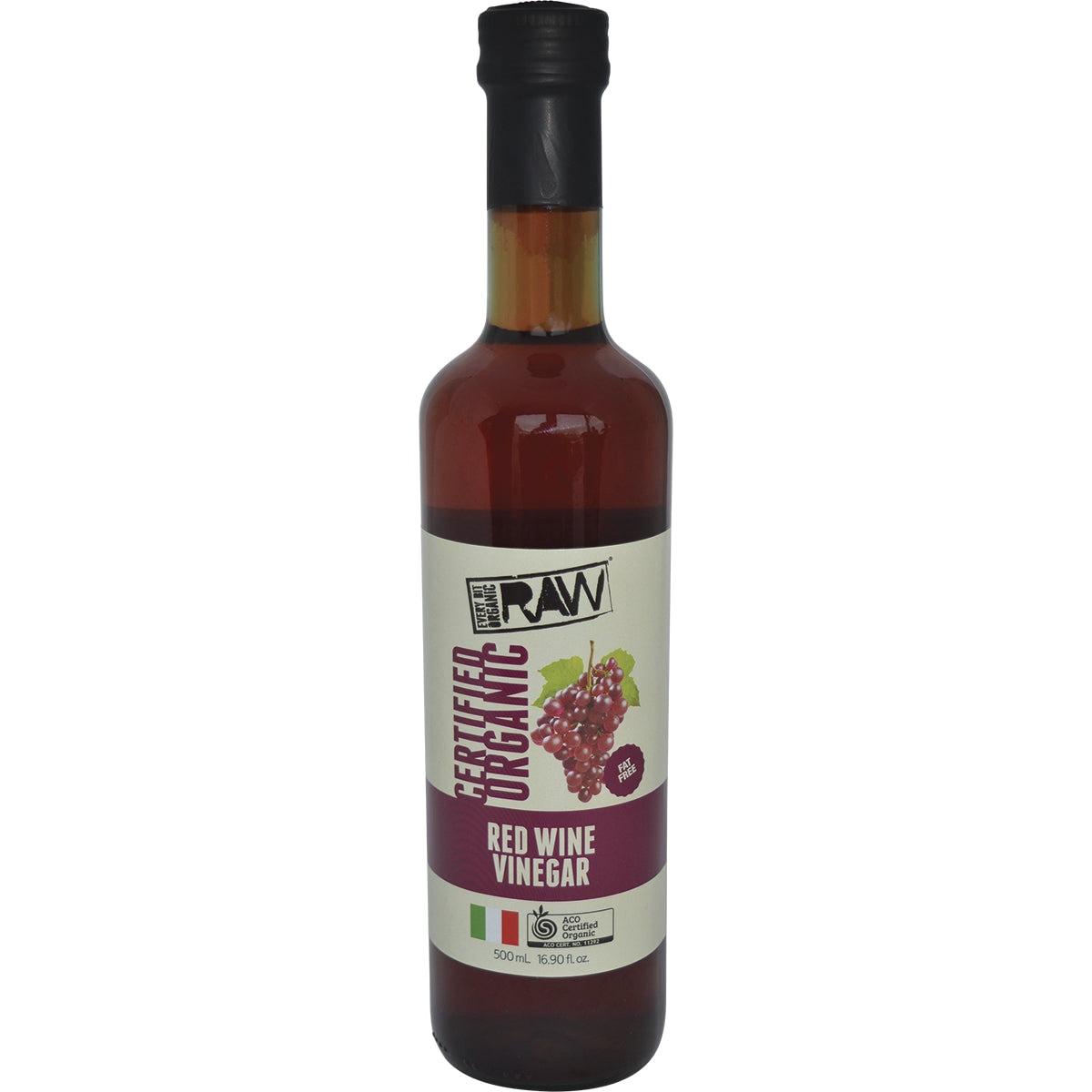 Every Bit Organic Raw Red Wine Vinegar 500ml