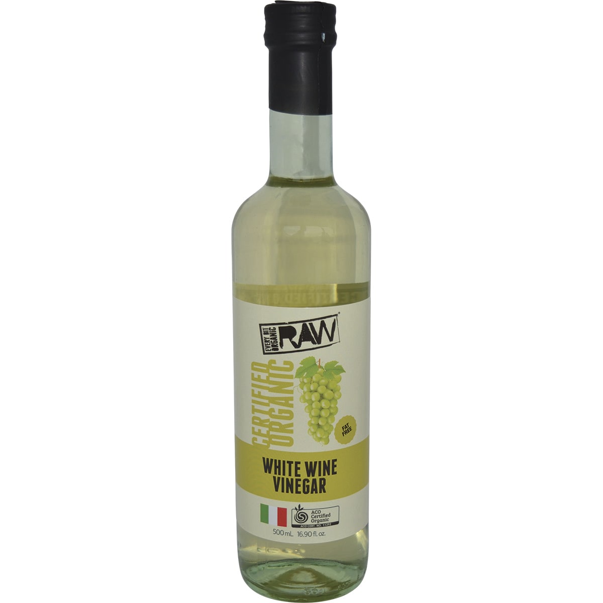 Every Bit Organic Raw White Wine Vinegar 500ml
