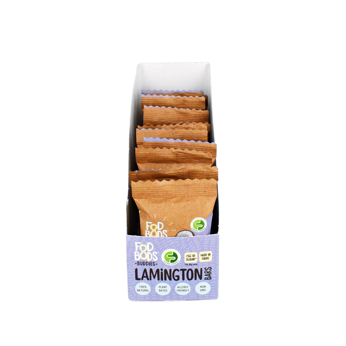 Fodbods Buddies Lamington Bars 12 x 30g