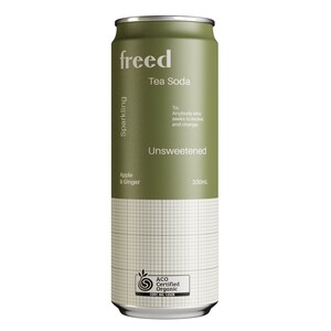 Freed Tea Soda Organic Apple & Ginger 330mL