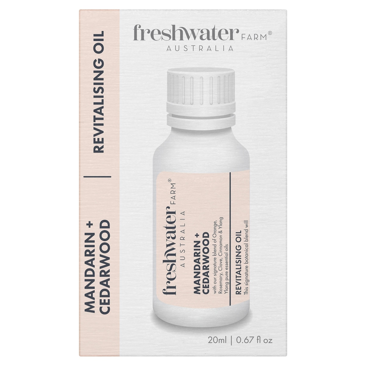 Freshwater Farm Mandarin + Cedarwood Essential Oil 20ml