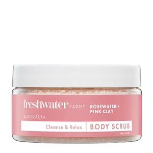 Freshwater Farm Rosewater + Pink Clay Body Scrub 200g