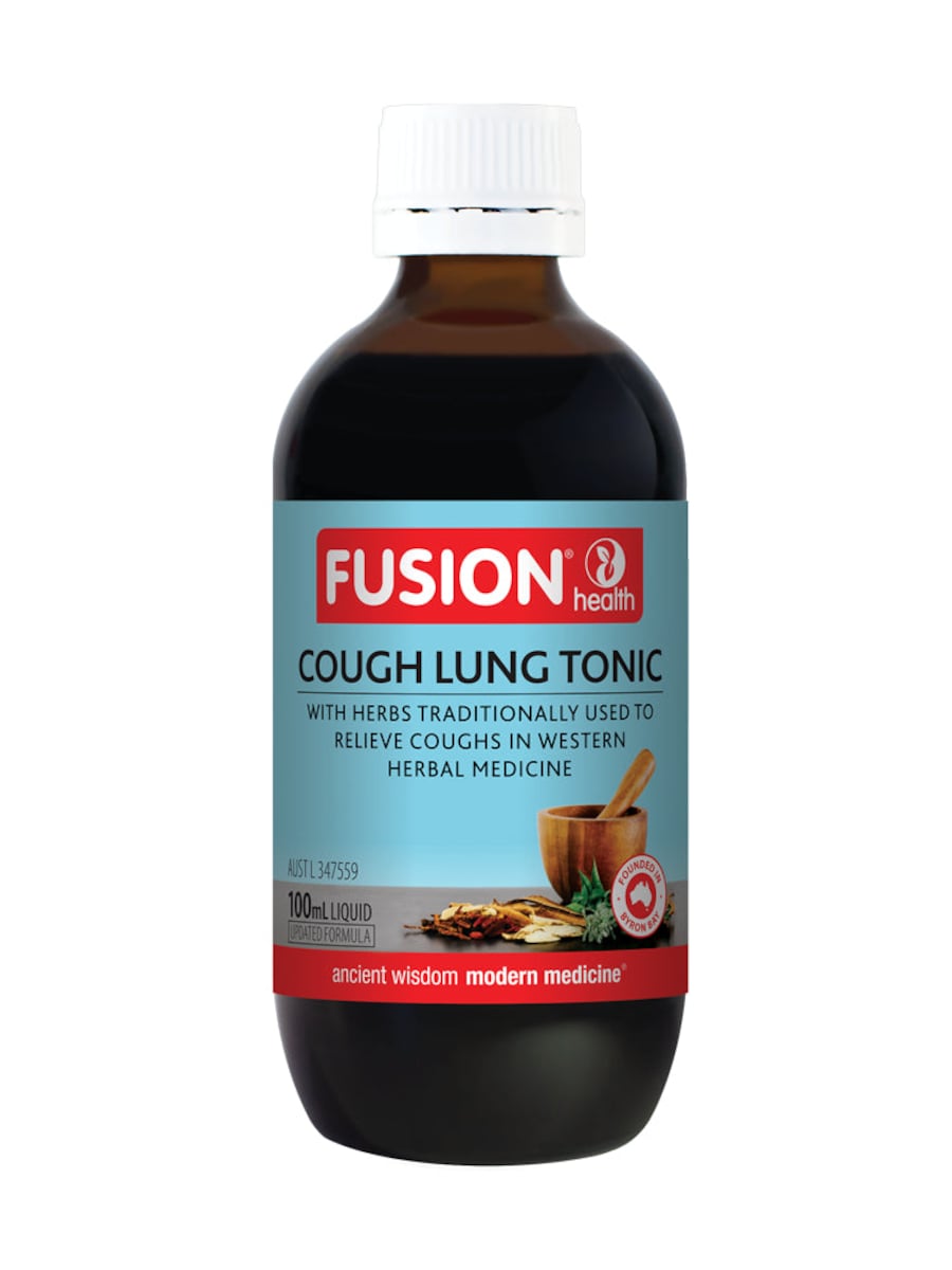 Fusion Health Cough Lung Tonic 100ml Australia