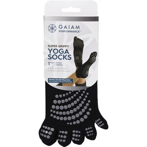 Gaiam Yoga Socks Super Grippy S/M
