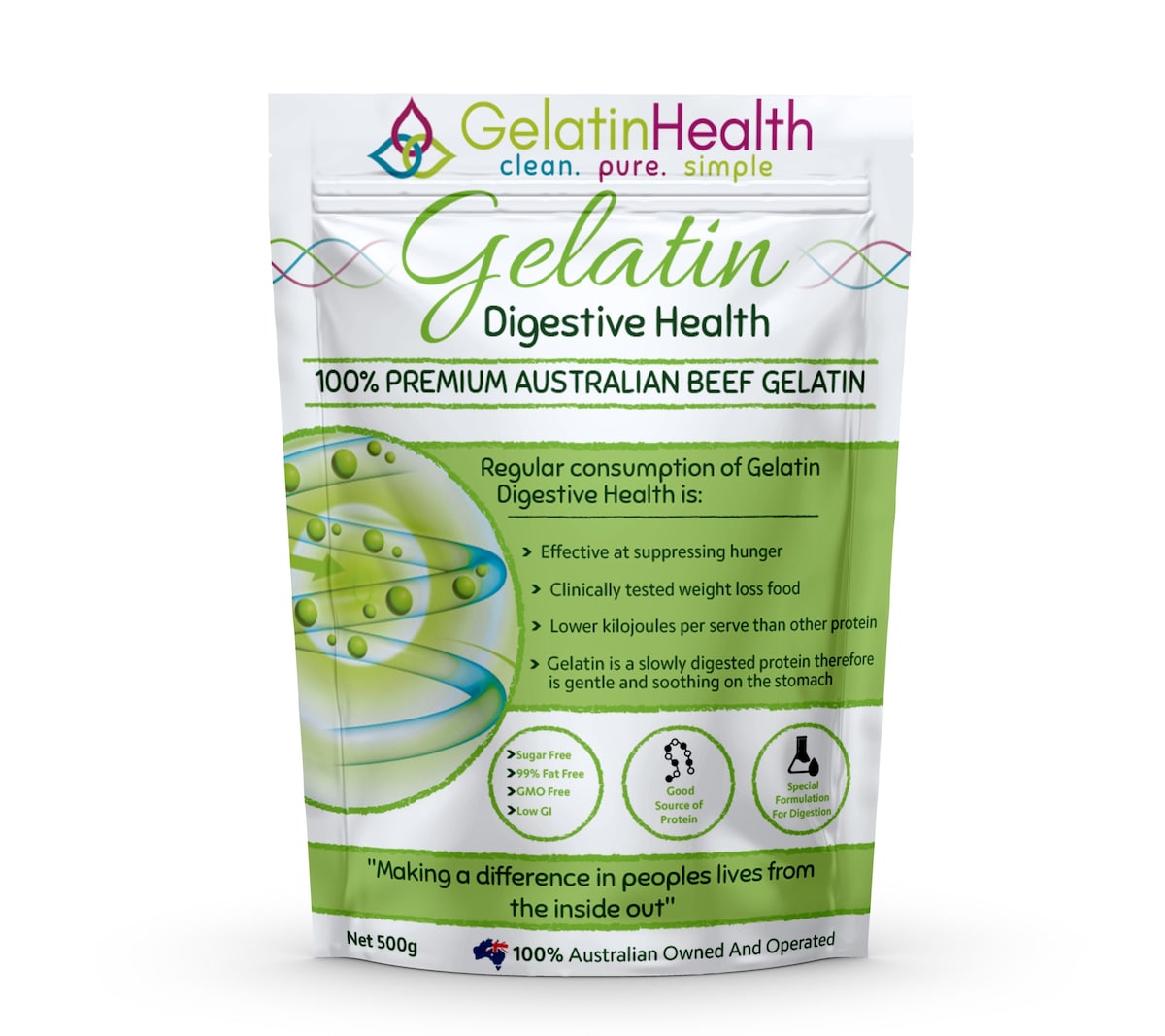 Gelatin Health Gelatin - Food Grade 500g