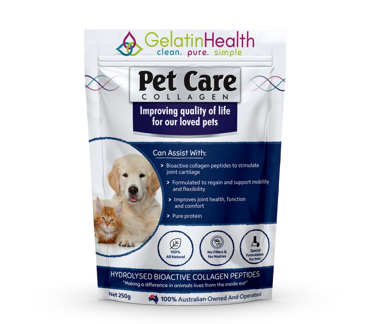 Gelatin Health Pet Care Collagen 250g