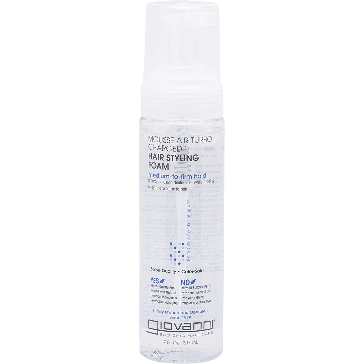 Giovanni Hair Mousse Styling Foam 207ml