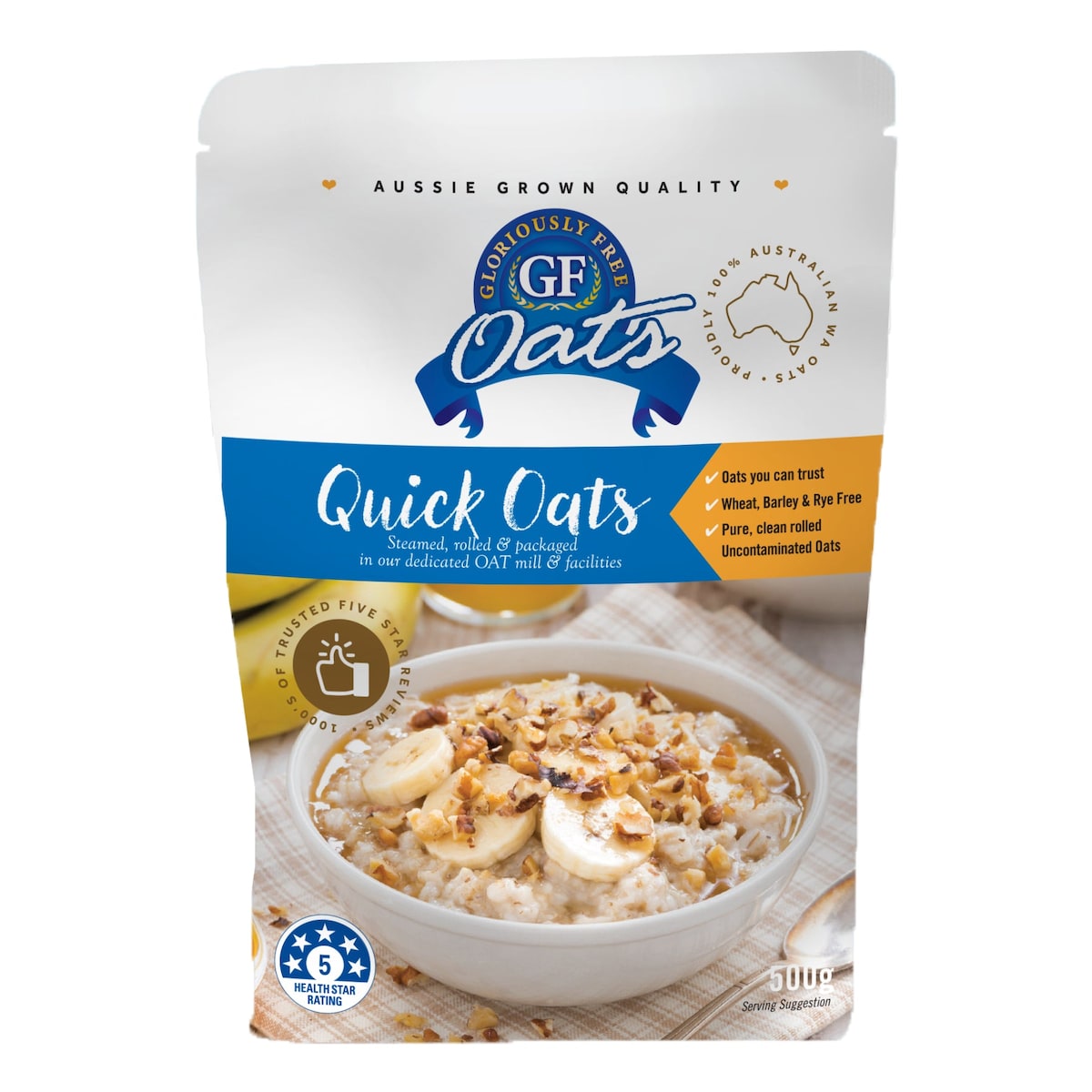 Gloriously Free Quick Oats 500g