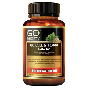 GO Healthy Celery 16000 1-A-Day 60 Vege Capsules