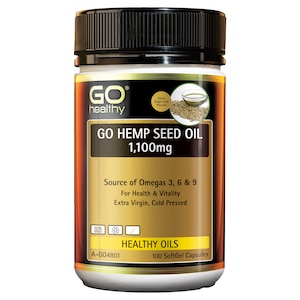 GO Healthy Hemp Seed Oil 1100Mg 100 Capsules