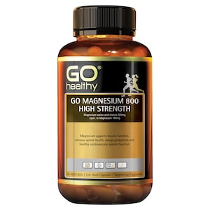 GO Healthy Magnesium 800 Hi Strength 120 Vege Capsules