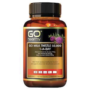 GO Healthy Milk Thistle 50000 1-A-Day 60 Vege Capsules
