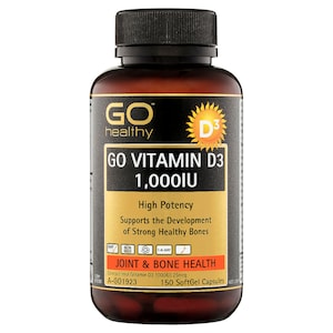 GO Healthy Vitamin D3 1000IU 150 Capsules
