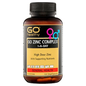 GO Healthy Zinc Complex 1-A-Day 120 Vege Capsules