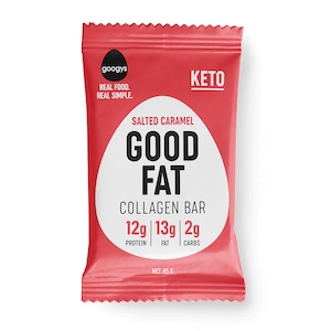 Googy's Good Fat Collagen Bar Salted Caramel 45g