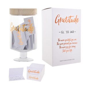 Gratitude Glass Jar